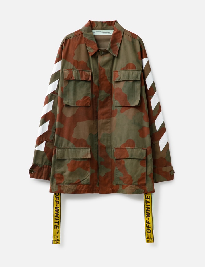 OFF WHITE CAMO SHIRT JACKET (HO467) Placeholder Image