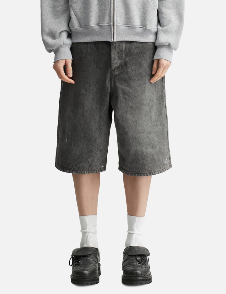 Vintage Black Baggy Shorts Placeholder Image