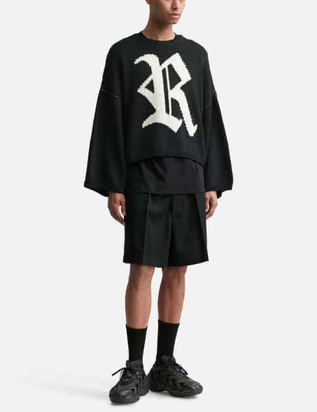 Raf Simons - R ジャカード バルキーニットセーター | HBX