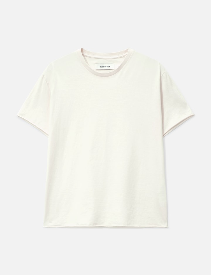 Garment Dyed Raw Edge T-Shirt