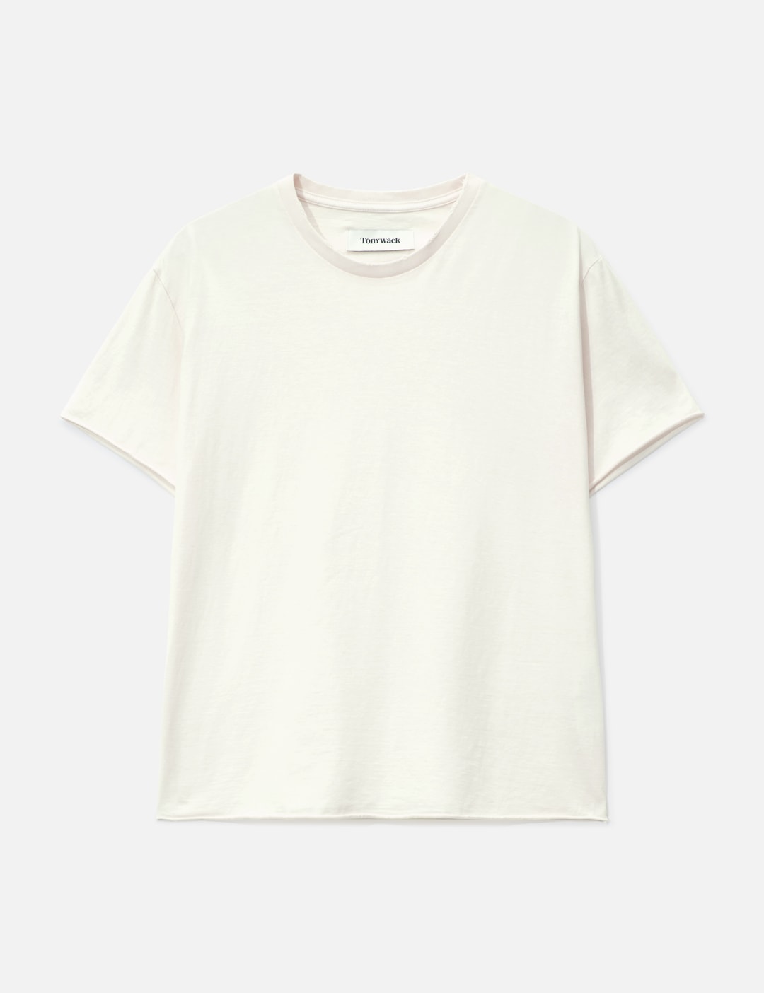 Garment Dyed Raw Edge T-Shirt view 7