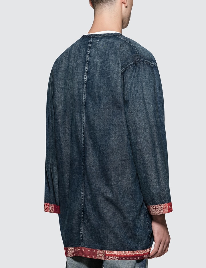 Denim Long Shirt Cardigan Placeholder Image