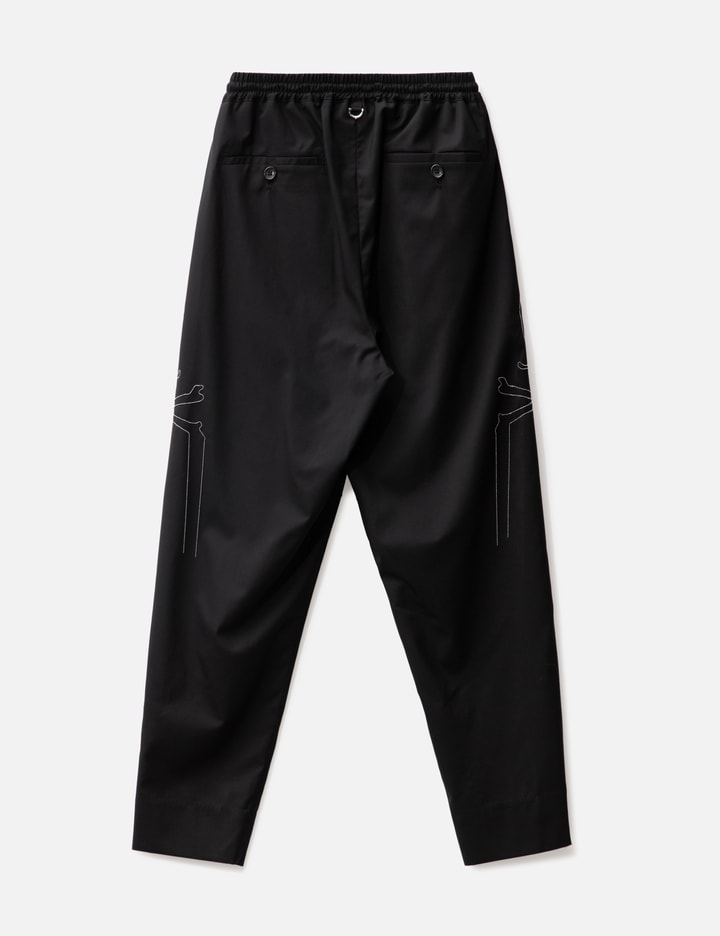 Shop Mastermind Japan Drawstrings Track Pants In Black
