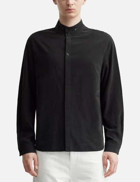 Acceptance Draped Stand-Collar Shirt view 10