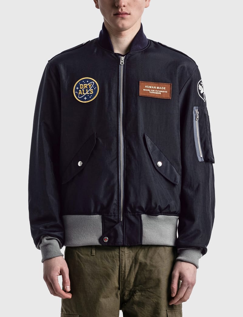 humanmade ボンバージャケット NAVY L