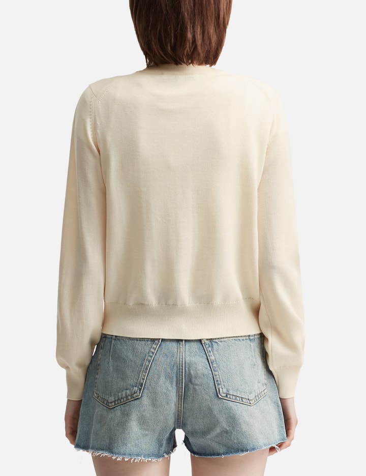 Maison Kitsuné Profile Fox-embroidered Button Cardigan