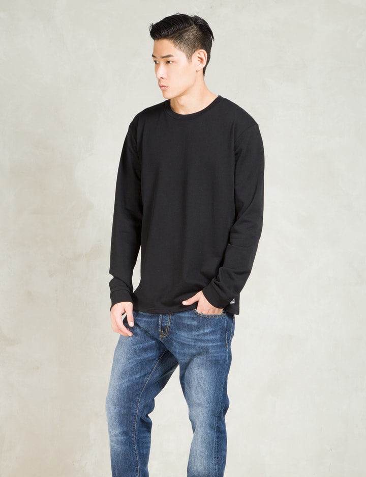 Black/White L/S State Campus T-Shirt Placeholder Image