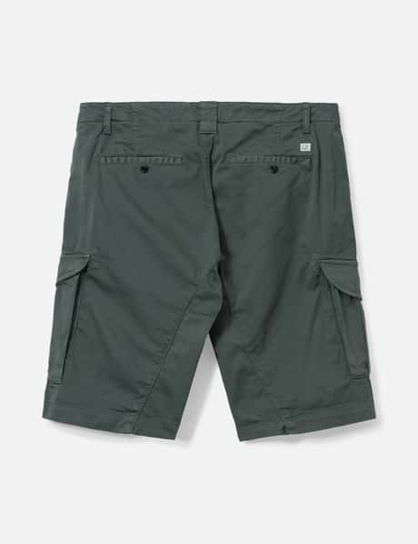 Bermuda Cargo In Satin Stretch view 8