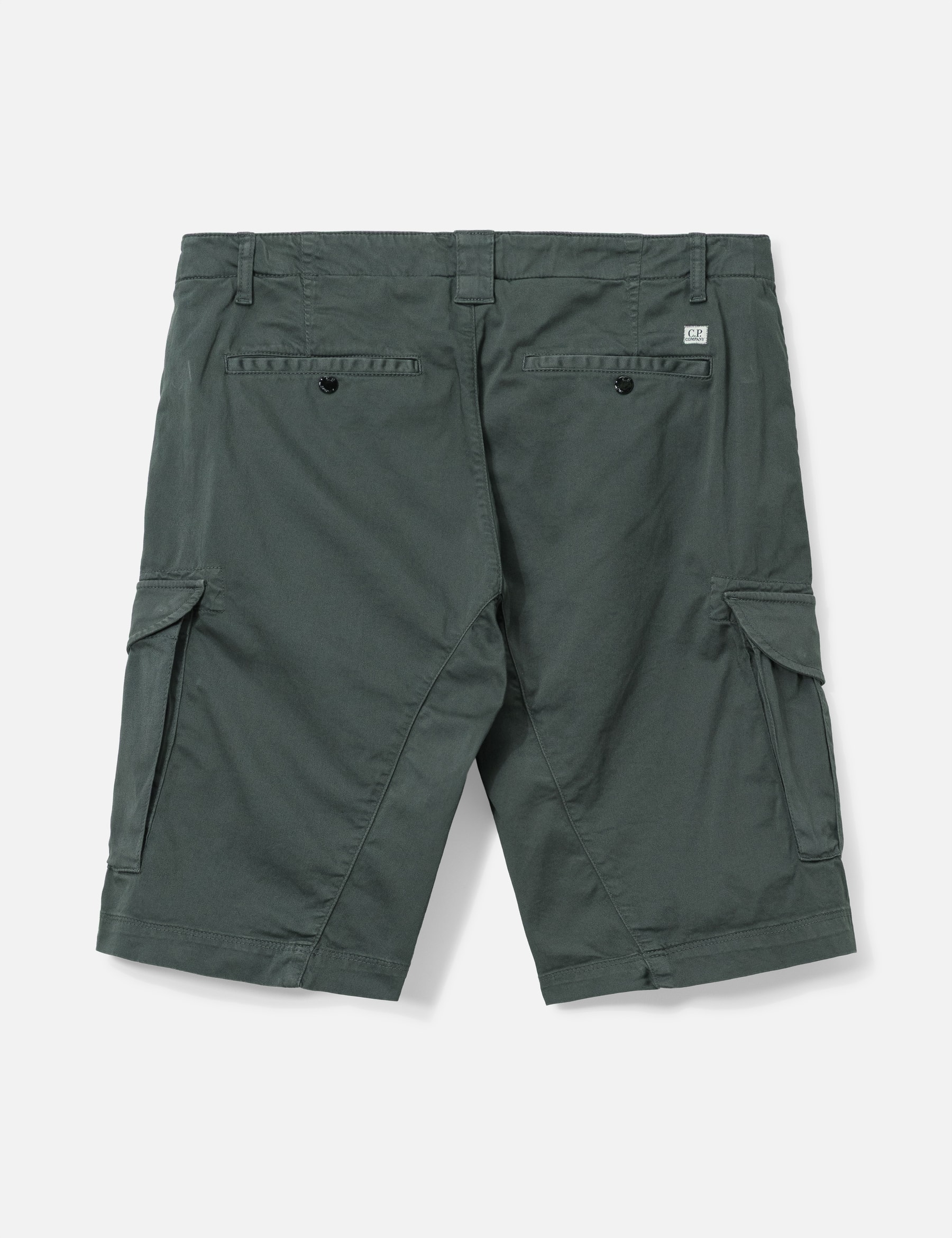 Bermuda Cargo In Satin Stretch view 17