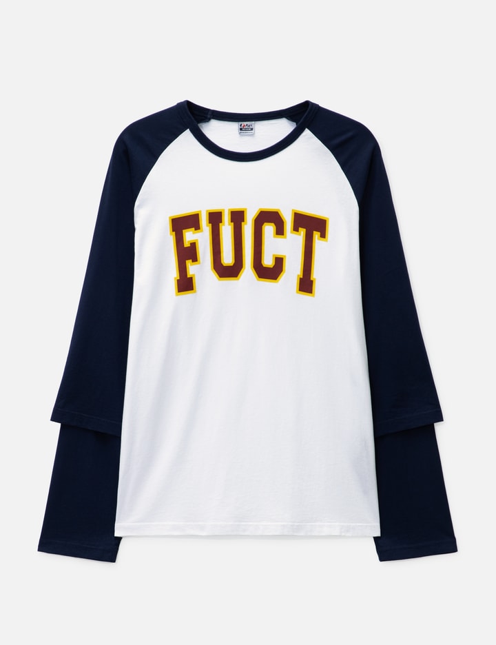 Fuct Double Sleeve Baseball T-shirt In Blue