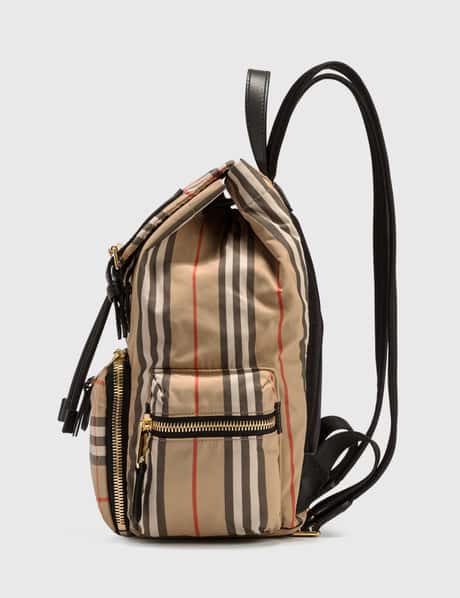 Burberry Medium Rucksack in Vintage Check ECONYL® HBX