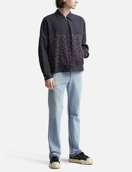 Seven by seven - BOTANICAL PRINT ZIP-UP BLOUSON | HBX
