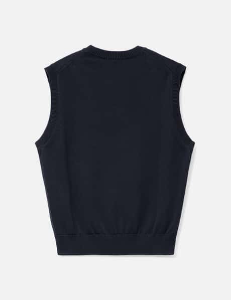 Cotton Jacquard Sweater Vest view 8