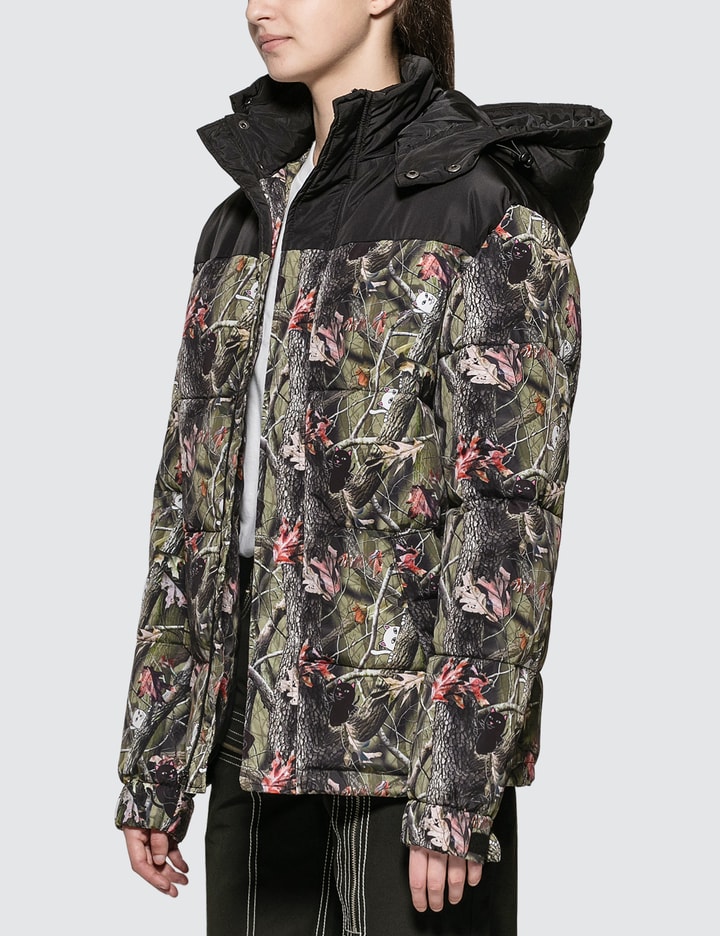 Nerm & Jerm Tree Camo Puffer Jacket Placeholder Image