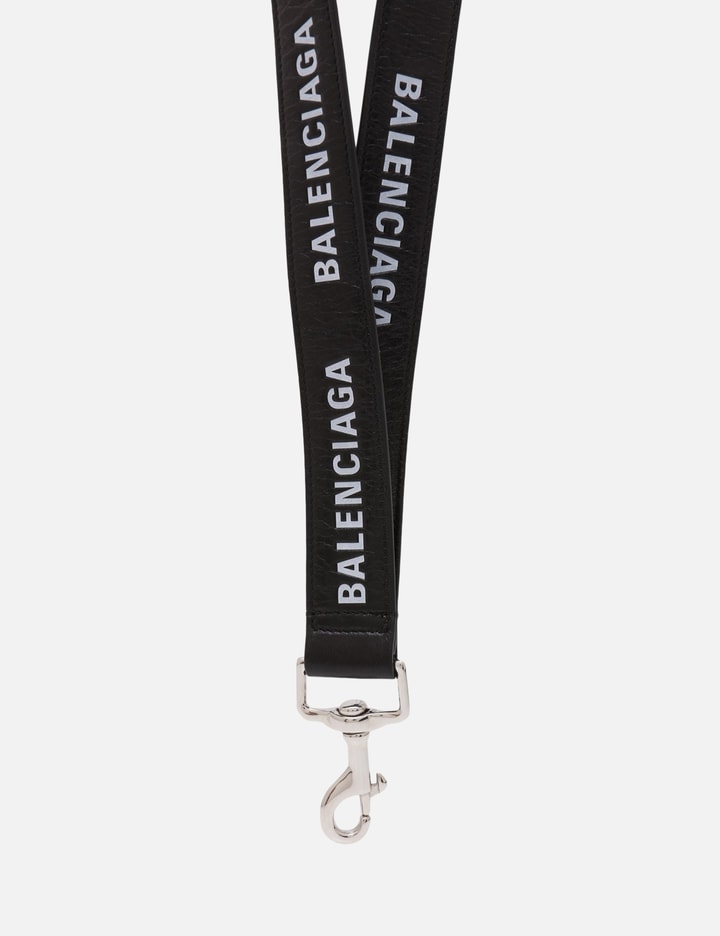 Balenciaga Logo-print Creased-leather Lanyard Placeholder Image