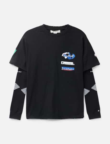 Piet Piet F.C. Knitted Sleeve T-shirt