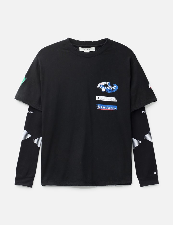 Piet F.C. Knitted Sleeve T-shirt Placeholder Image