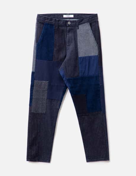 FDMTL - Patchwork Pants Rinse 23AW | HBX - Globally Curated 