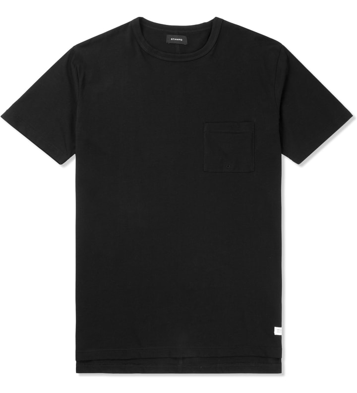 Black Long Pocket T-Shirt Placeholder Image