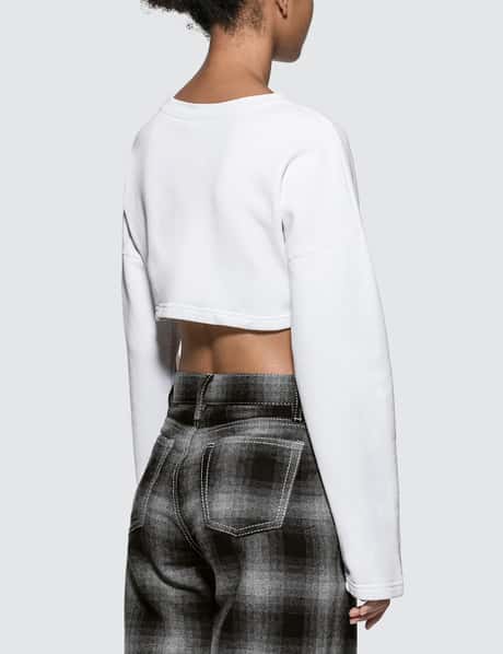 Fiorucci Vintage Angels Cropped Sweatshirt HBX