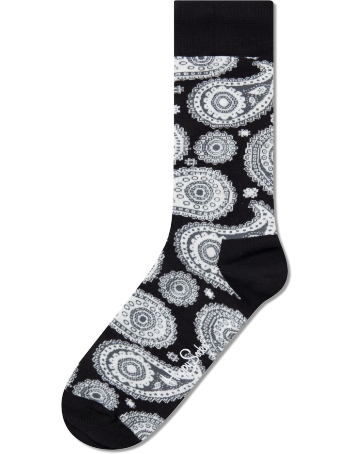 Black Paisley Socks Placeholder Image