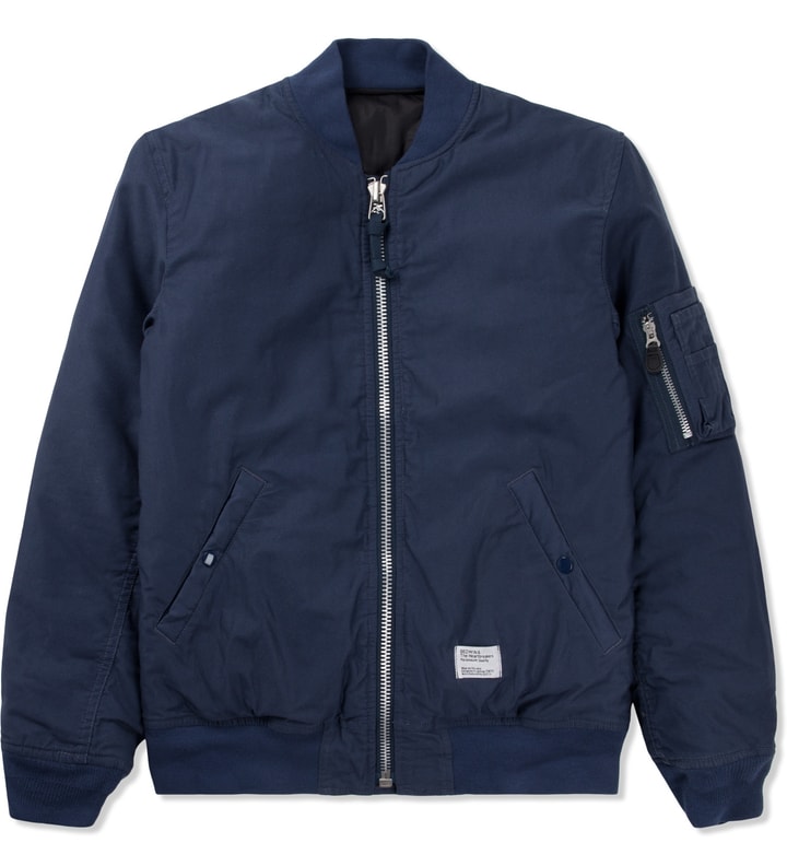 Bedwin & The Heartbreakers - Navy Dean MA-1 Jacket | HBX 