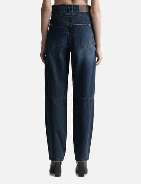 Knee Tuck Denim Pants view 9