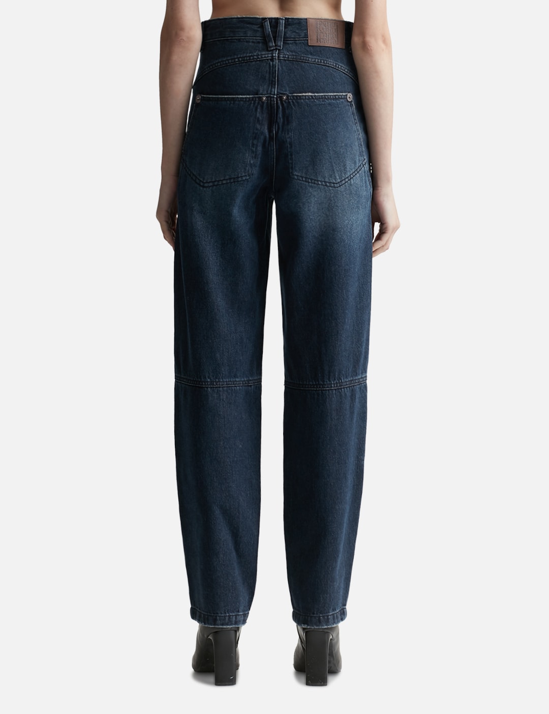 Knee Tuck Denim Pants view 10