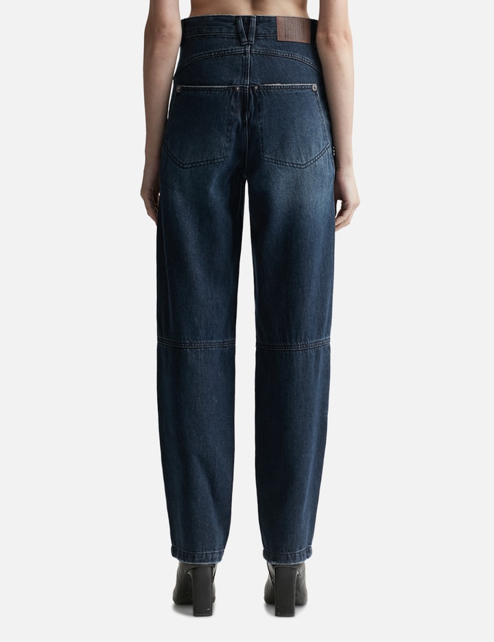 Knee Tuck Denim Pants Placeholder Image