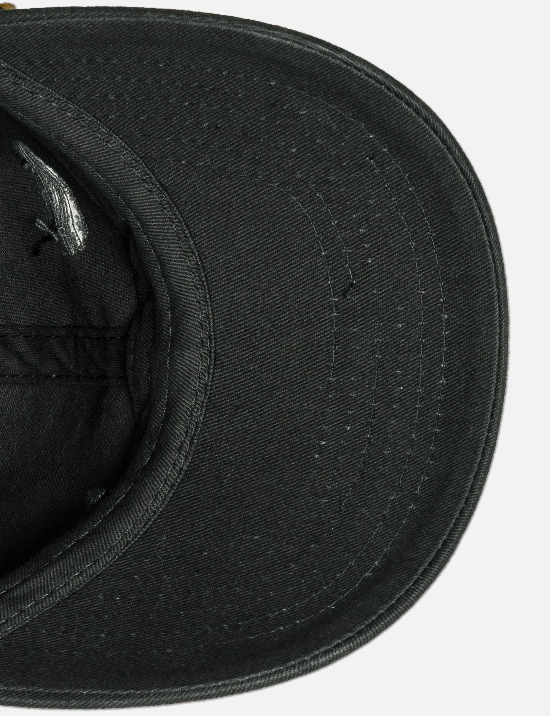 Black Hanging Button Cap view 20
