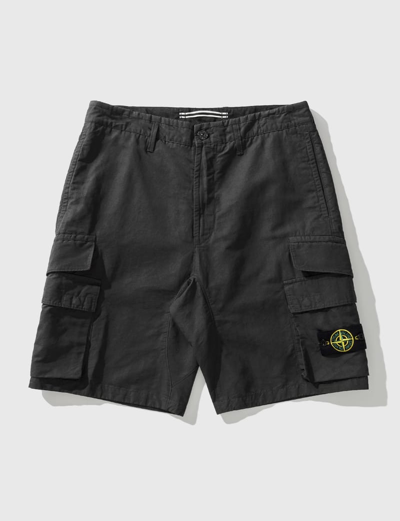 Stone Island - Tela Cotton Bermuda Shorts | HBX - Globally Curated Fashion  and Lifestyle by Hypebeast