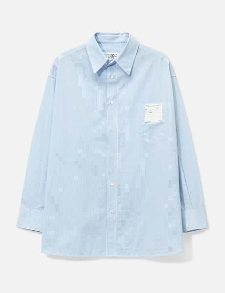 Striped Poplin Shirt view 6