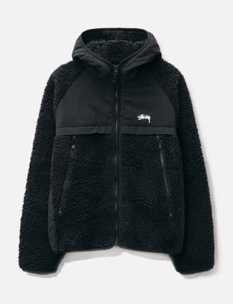 Stüssy Sherpa Paneled Hooded Jacket