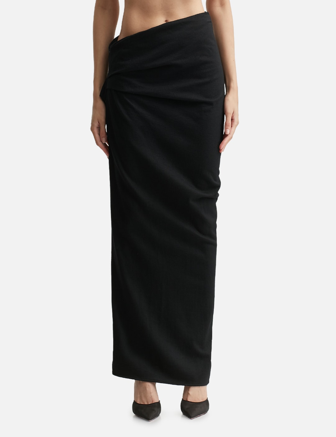 Wool Skirt Black view 13