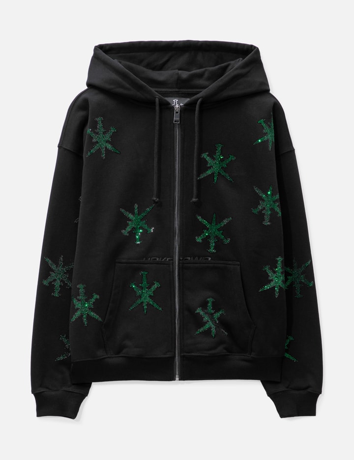 Black / Green Dagger Embroidery Hoodie Placeholder Image