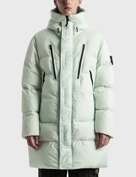 Stone Island Crinkle Reps Ny Down Jacket Green A/W 15 Stone Island