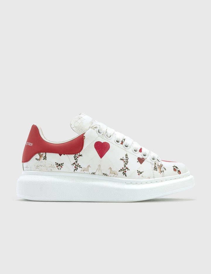 Oversized Sneakers With Heart Print Placeholder Image