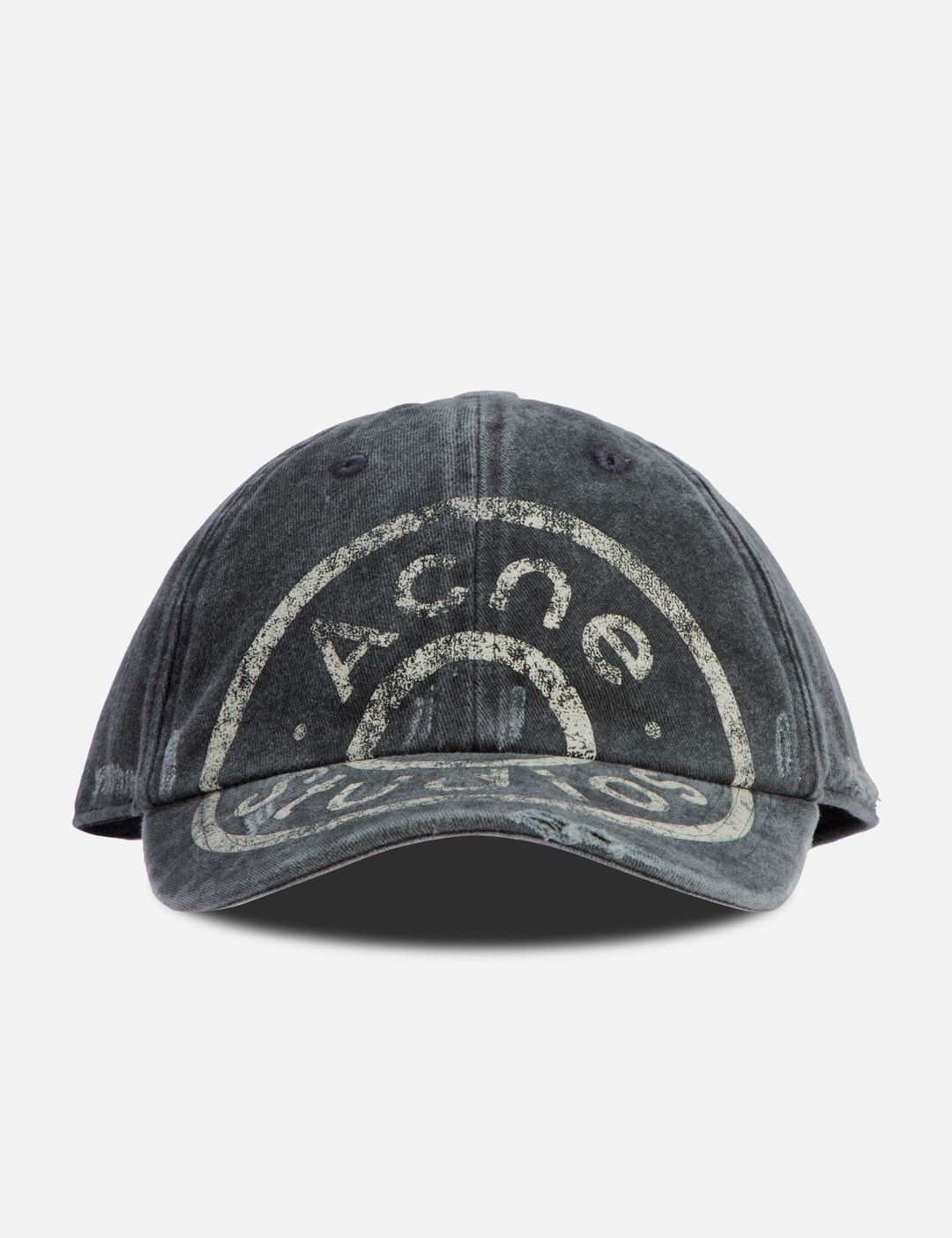 ACNE Studios Womens Abstract Printed Baseball Cap Hat One Size RETAIL $330+ Acne Studios - Printed Cap in Multi – gravitypope main image 4