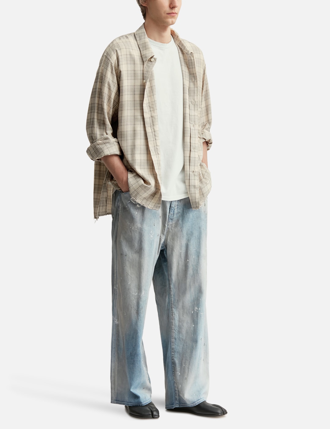 Aging Rayon Check Shirt view 20