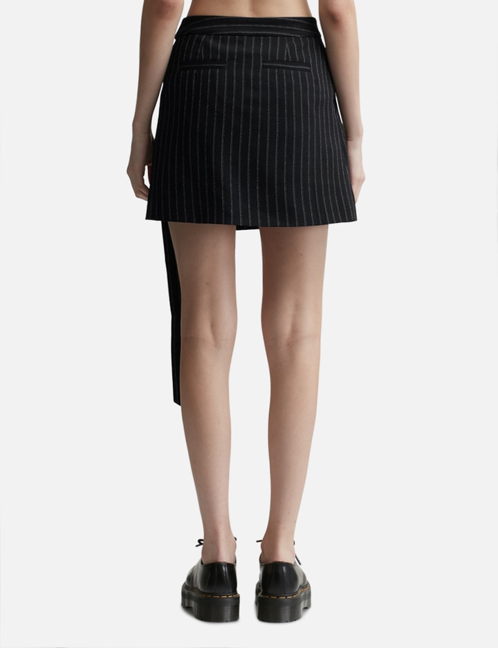 Shop Ami Alexandre Mattiussi Mini Skirt With Slit In Multicolor