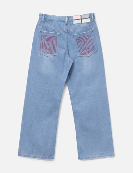 Light Blue Straight Leg Denim view 8