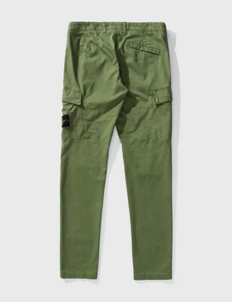 Stone Island - ストレッチ ブロークン ツイル スリム カーゴパンツ 