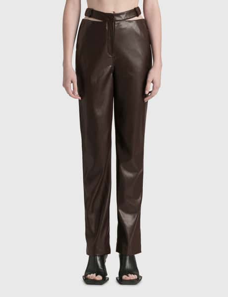 Jonathan Simkhai Amelia Vegan Leather Pants HBX
