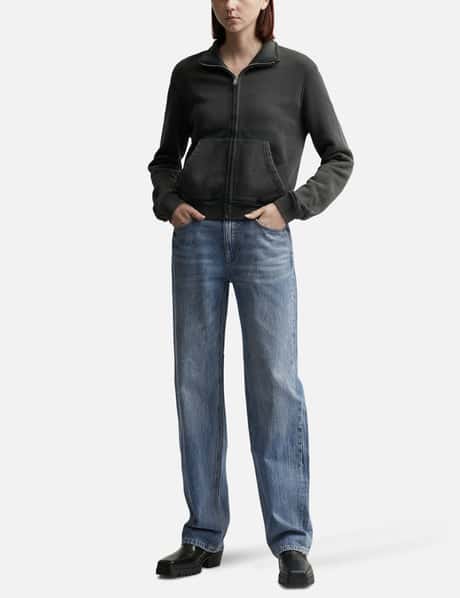 Prestyled Mid Rise Oversized Jean With Logo Elastic view 19