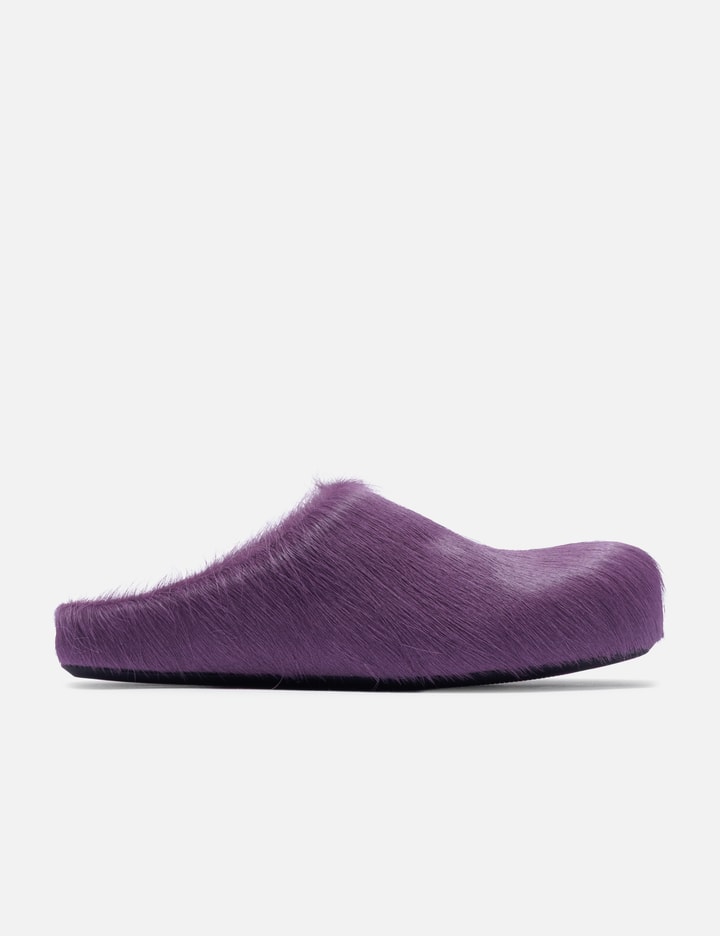 Marni Long Hair Calfskin Fussbett Sabot