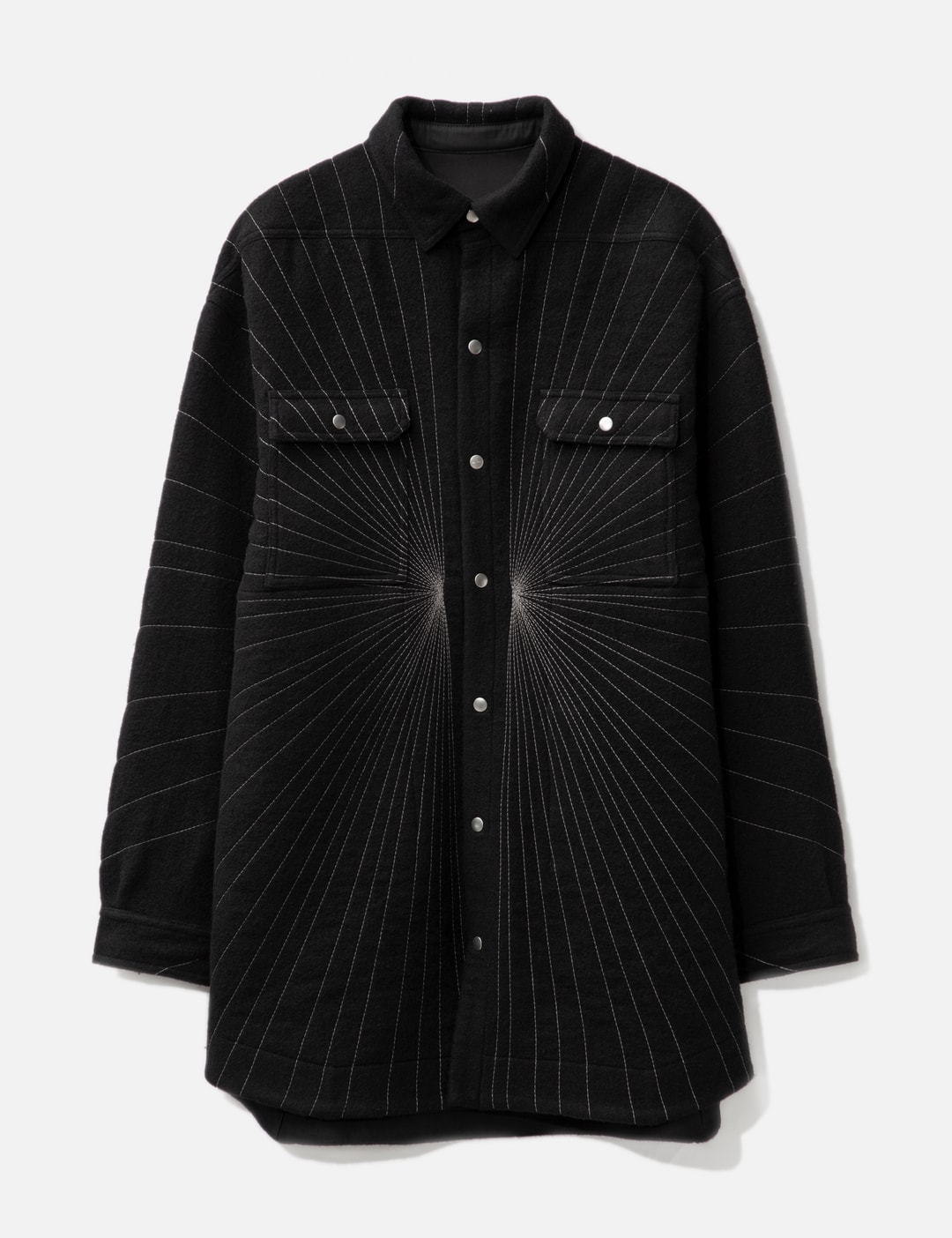 Rick Owens - OVERSIZED OUTERSHIRT | HBX - Globally Curated Fashion 