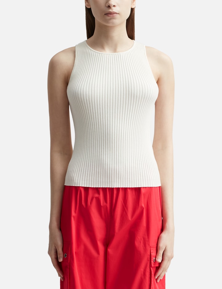 Wynn Hamlyn Off-white Palm Tank Top In White