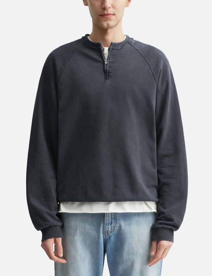 Tonywack Garment Dyed Zip Sweatshirt