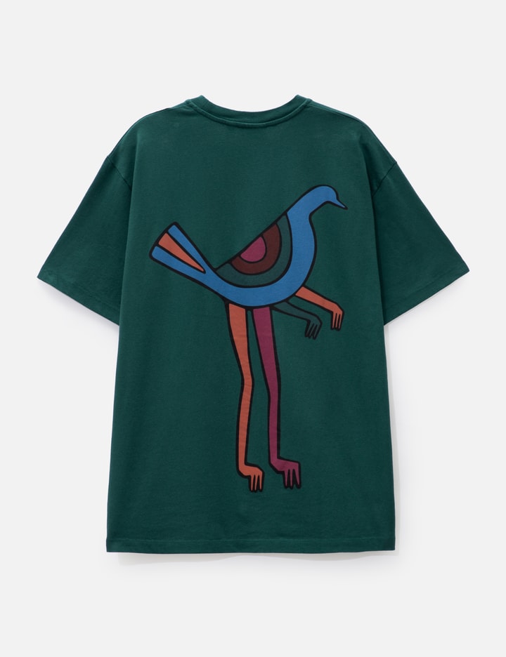 Shop By Parra Pigeon Legs T-shirt In Green