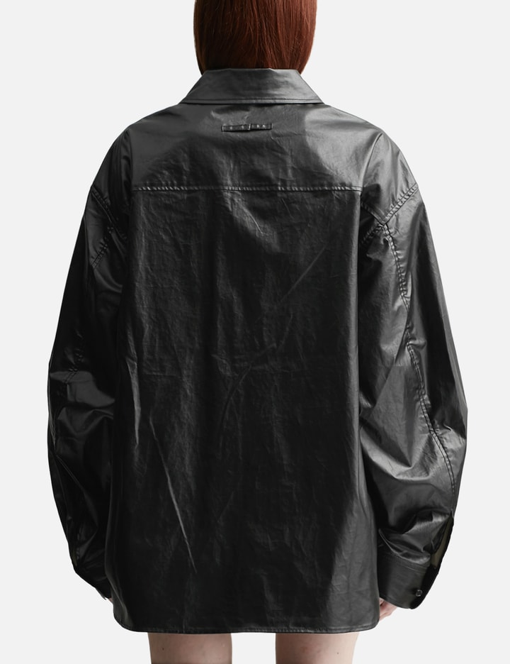 Faux Leather Oversized Shirt Placeholder Image